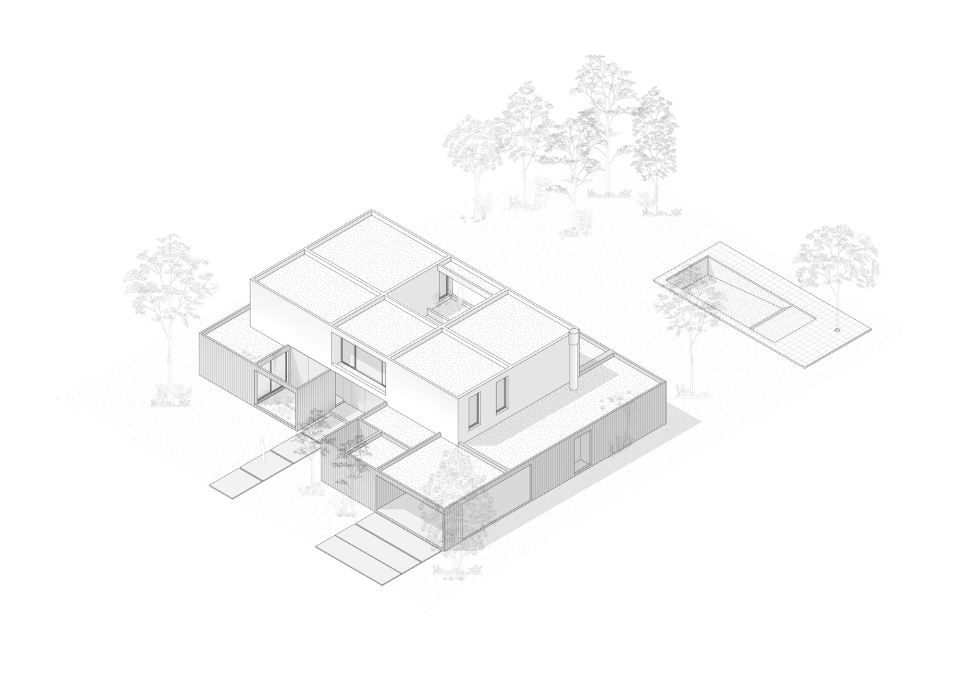 Estudio STGO,別墅設計,阿根廷,庭院景觀別墅,別墅設計案例,別墅設計方案,1150㎡,景觀別墅