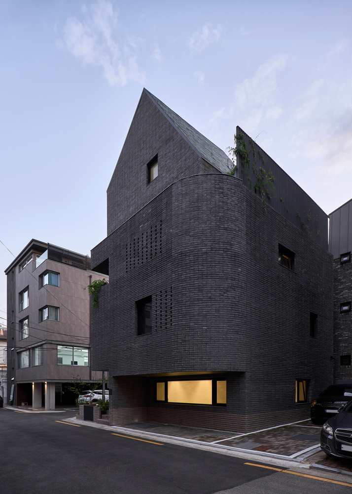 a round architects,家庭辦公室,設計工作室,家裝設計,辦公室設計案例,soho,韓國,居家辦公,首爾