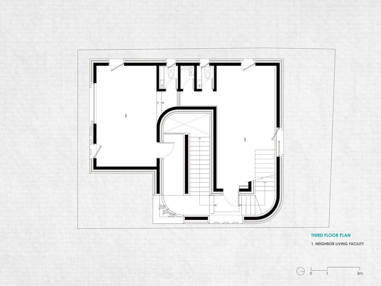 a round architects,家庭辦公室,設計工作室,家裝設計,辦公室設計案例,soho,韓國,居家辦公,首爾