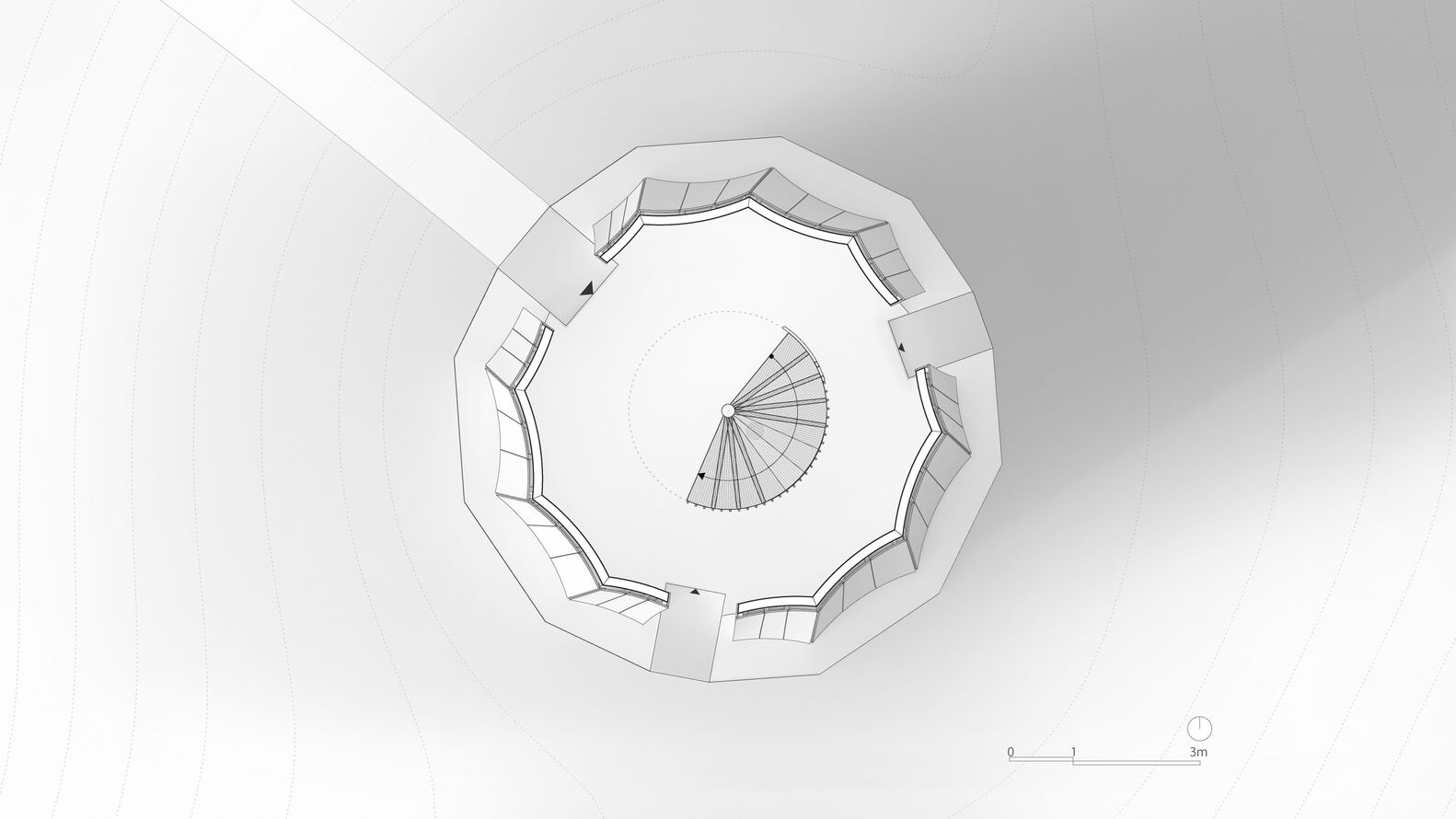 公共空間設計,多功能空間設計,守望塔,IntCDC University of Stuttgart,德國,建築設計