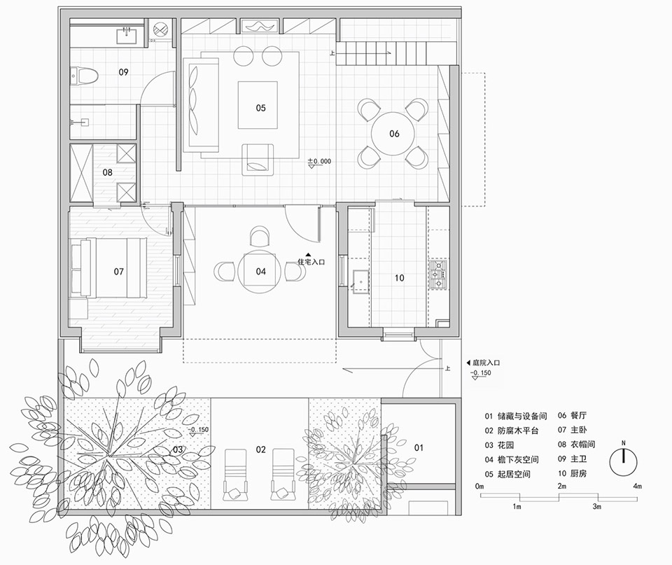 144㎡,鄉村住宅設計,鄉村別墅設計,住宅設計案例,住宅設計,獨棟住宅設計,別墅設計,北京,北京鄉村母親住宅,CPLUS