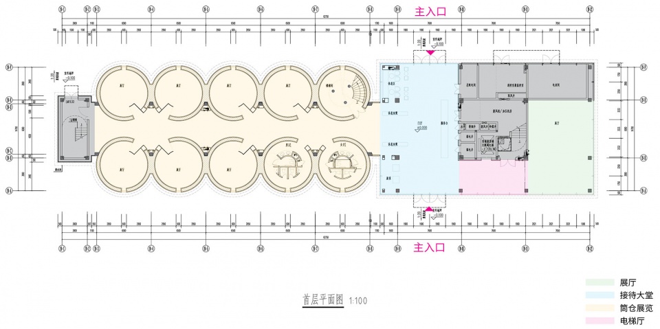 展廳設計,藝術中心設計,展覽空間設計,建築改造,倉庫改造,浙江嘉興漁裏筒倉藝術中心,DAGA大觀建築設計