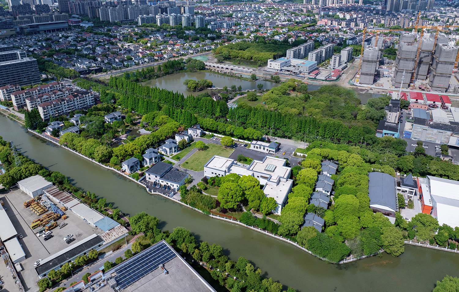 園區改造,建築改造,辦公園區改造,景觀設計,城市更新,夢智地上海青浦新城數字創新港,上海,予舍予築